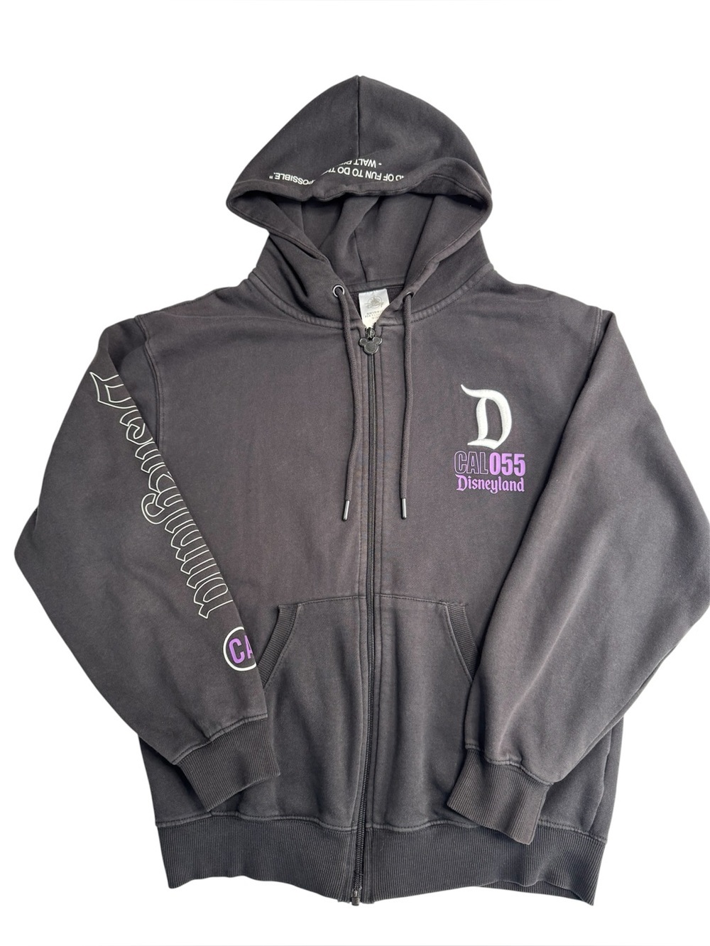 Disneyland Cal055 Walt Disney Quotes Hoodie Size S Disney Parks